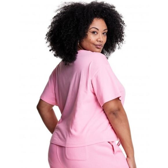 Champion x KNC Beauty Lightweight Cropped Tee '70s Knockout Champion Script 1X - Picture 3 of 12